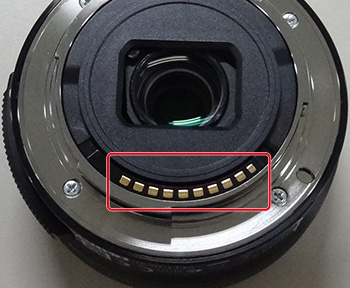 Lens Metal Contacts