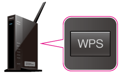 Help Guide Connecting By Pressing The Wps Button On The Wi Fi Router