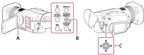 FDR-AX700 | دليل المساعدة | نسخ تهيئة ملف تعريف الصور في رقم ملف تعريف