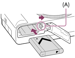 Ilustración que indica la posición de la palanca de bloqueo