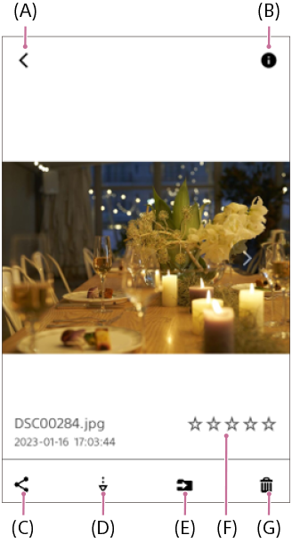 Schermata all'apertura di un'immagine