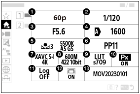 Εικόνα της οθόνης του κεντρικού μενού