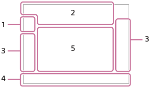 Prikaz zaslona za fotografiranje