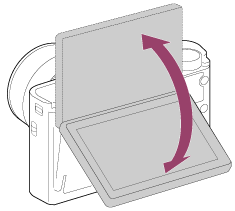 Illustration showing how the monitor can be rotated