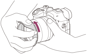 Kuva, jossa näytetään vastavalosuojan irrottaminen