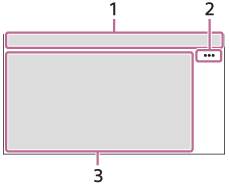 Illustration of the playback screen