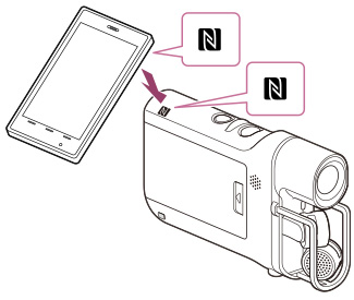 HDR-MV1 | Using your smartphone or tablet as a remote control