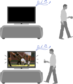 画面: 人感センサー