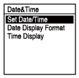 Set Date/Time 선택