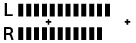 Illustration indicating the appropriate range for the recording level