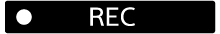 REC (Rögzítés) ikon
