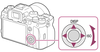 Illustration som angiver positionen af kontrolhjulet