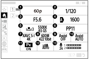 Illustration de l’écran du menu principal