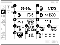 A főmenü képernyőjét mutató ábra