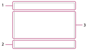 Illustration of the screen when shooting movies