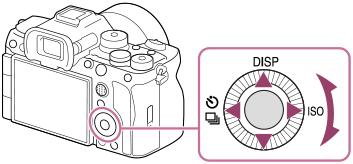 Illustrazione indicante la posizione della rotellina di controllo