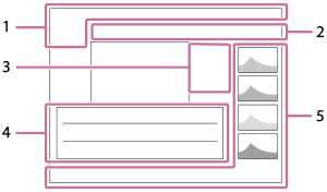 Εικόνα της οθόνης κατά την εμφάνιση ιστογράμματος