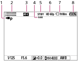 Obrázek obrazovky při nahrávání videa