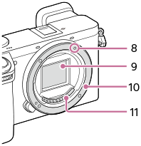 Illustrazione della fotocamera senza obiettivo