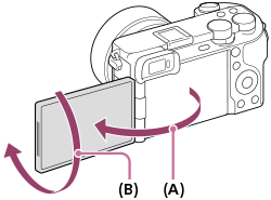 Ilustração que mostra como o monitor pode ser rodado