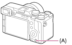 Illustration indicating the position of the delete button
