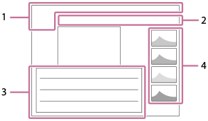 رسم توضيحي للشاشة خلال عرض الرسم البياني