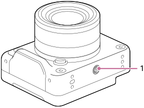 Illustration af kameraets bund