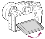 Ilustração que mostra como o monitor pode ser rodado