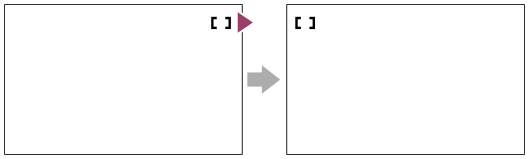 Illustration depicting the movement of the focus point