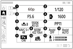 Illustration de l’écran du menu principal