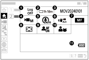 Illustration de l’écran du menu principal