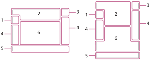 モニター撮影用画面のイラスト