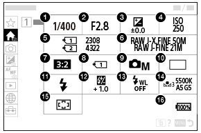 Illustration de l’écran du menu principal