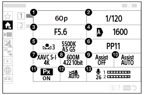 Illustration de l’écran du menu principal