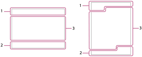 Illustration de l’écran lors de l’enregistrement de films