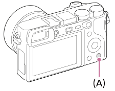 Illustration indicating the position of the delete button