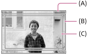 رسم توضيحي يبيّن زاوية الرؤية أثناء تصوير صور ثابتة وأثناء تسجيل الأفلام