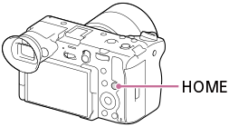 Illustrazione indicante la posizione del tasto Home