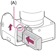 Illustrazione indicante la posizione della leva di blocco