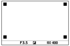 Example of the indication for timing of shooting