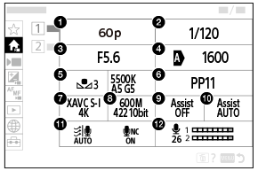 Illustration de l’écran du menu principal