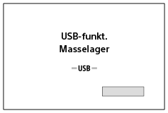 Illustration af skærmen ved tilslutning via et USB-kabel