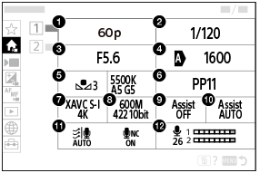 Illustration de l’écran du menu principal