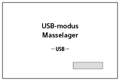 Illustrasjon av skjermen når du kobler til via en USB-kabel