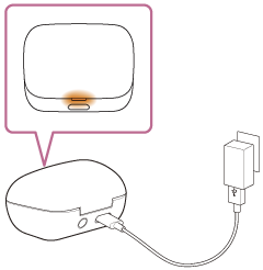 adaptador Estuche de carga con cable USB para auriculares