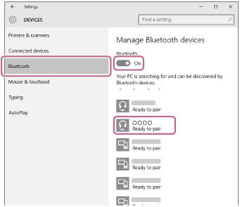 Wh 1000xm2 Help Guide Pairing And Connecting With A Computer Windows 10