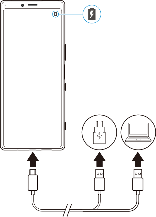 充電時の接続図