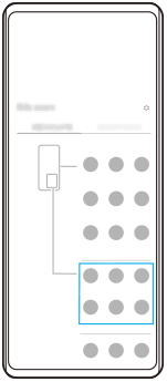 Imagen que muestra dónde seleccionar una aplicación que se desea mostrar en una pequeña ventana.