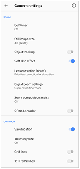 Hình ảnh cài đặt camera