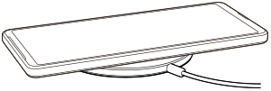 Diagrama de carga inalámbrica del dispositivo